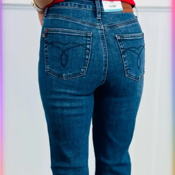 Judy Blue Dark Blue Boot Cut Women's Jeans - Picture 2 of 2